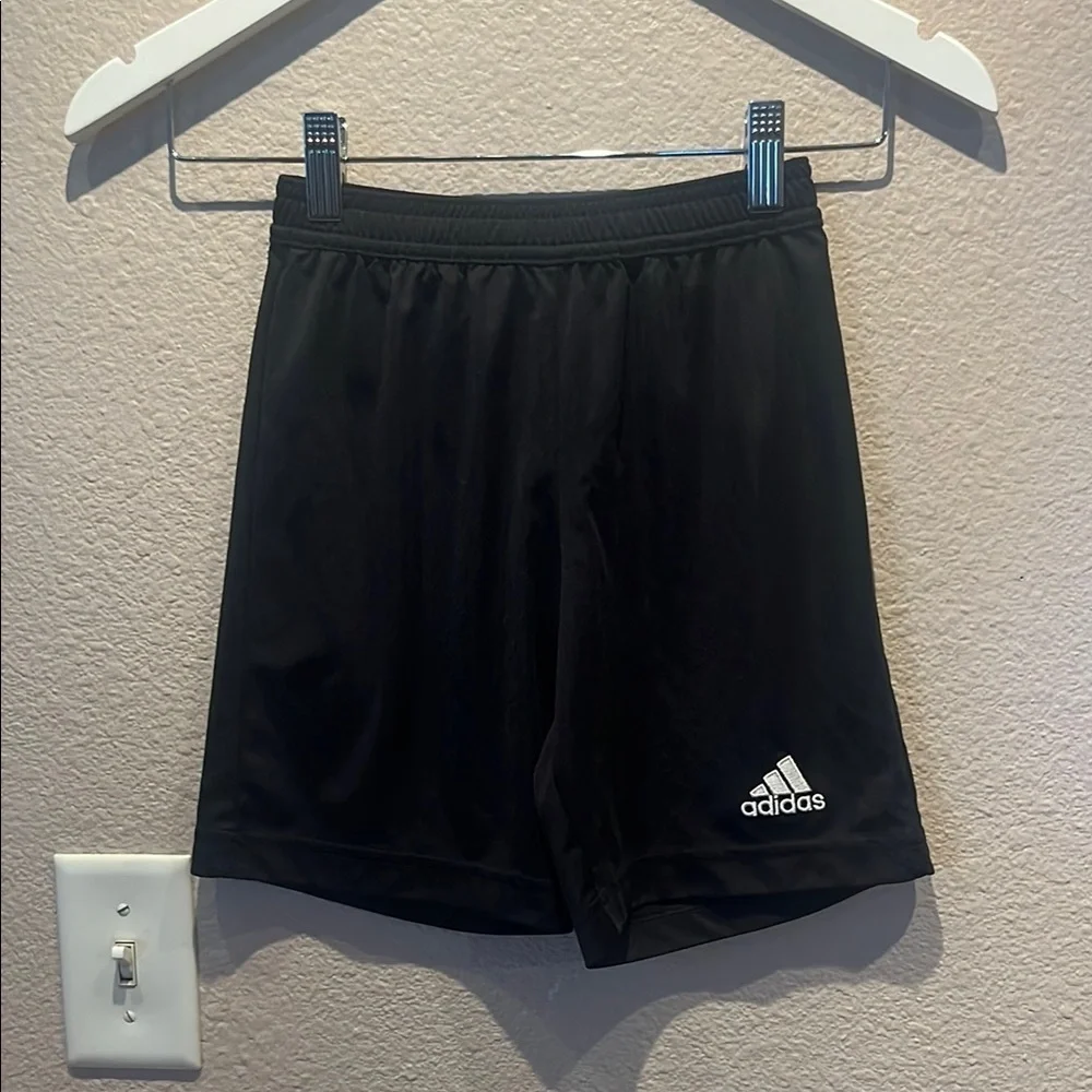 Adidas Boy’s Shorts Athletic Soccer Football Size Small Years Black